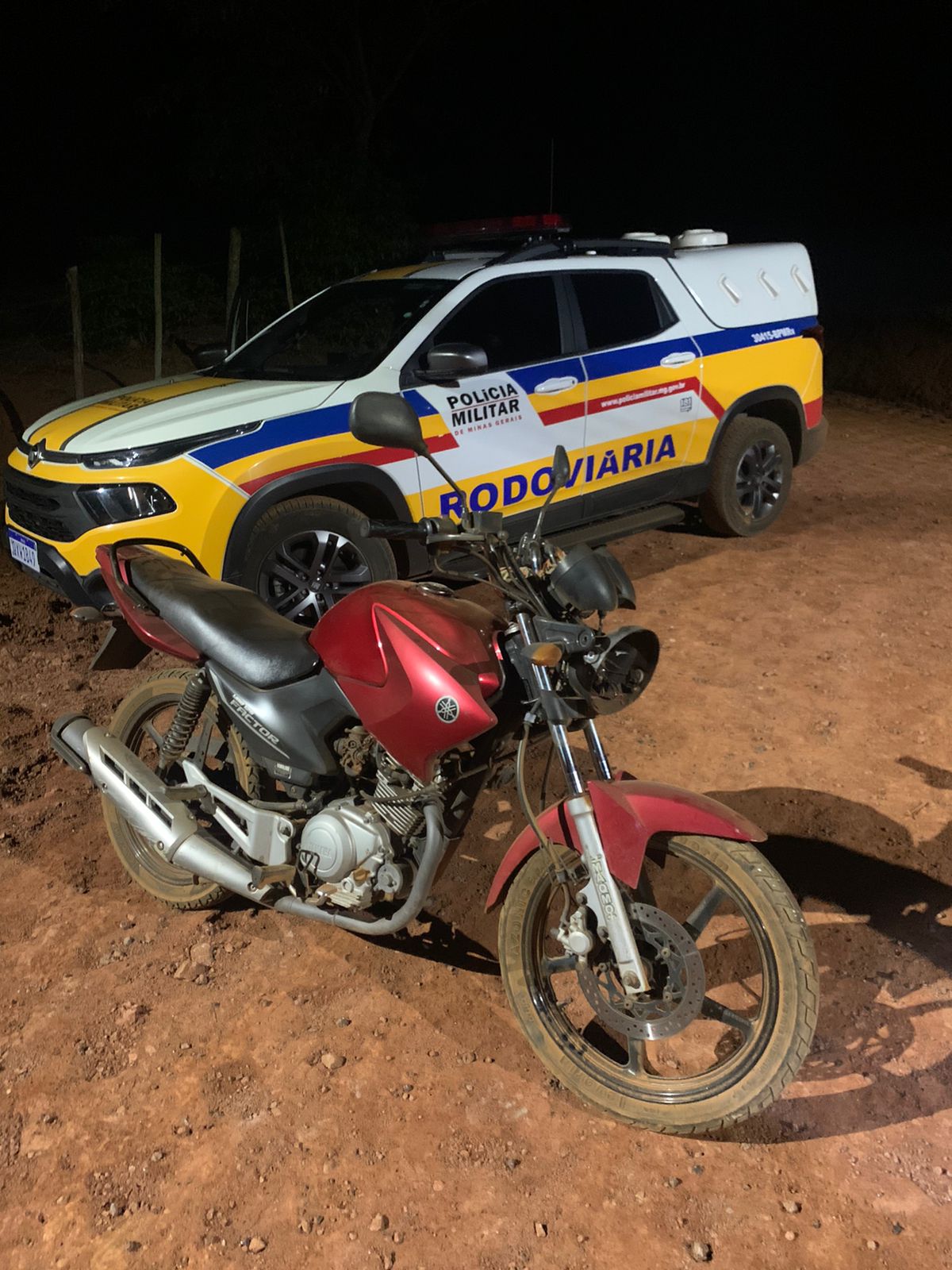 PRv prende suspeito de receptação e recupera motocicleta furtada