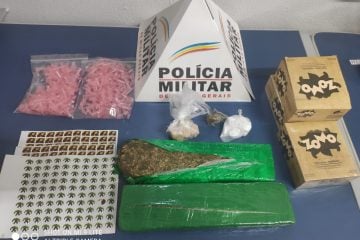 Casal é preso com barras de maconha em Santa Maria de Itabira