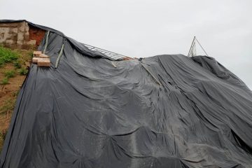 Talude cai no Cemitério de Ipoema cerca de 15 dias após obras de revitalização