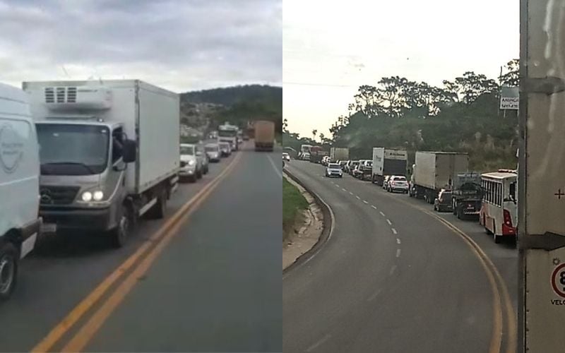 Mineiros enfrentam engarrafamentos e filas na saída para o feriado