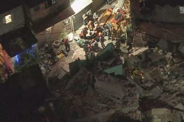 Uma pessoa morre em desabamento de sobrado em Paraisópolis