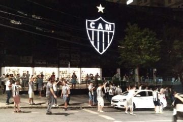 Festa antecipada: torcida do Galo faz buzinaço em BH por título brasileiro