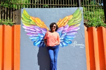 Coisa linda! Servidora da Fundação Crê-Ser expõe sua arte na área da ArcelorMittal