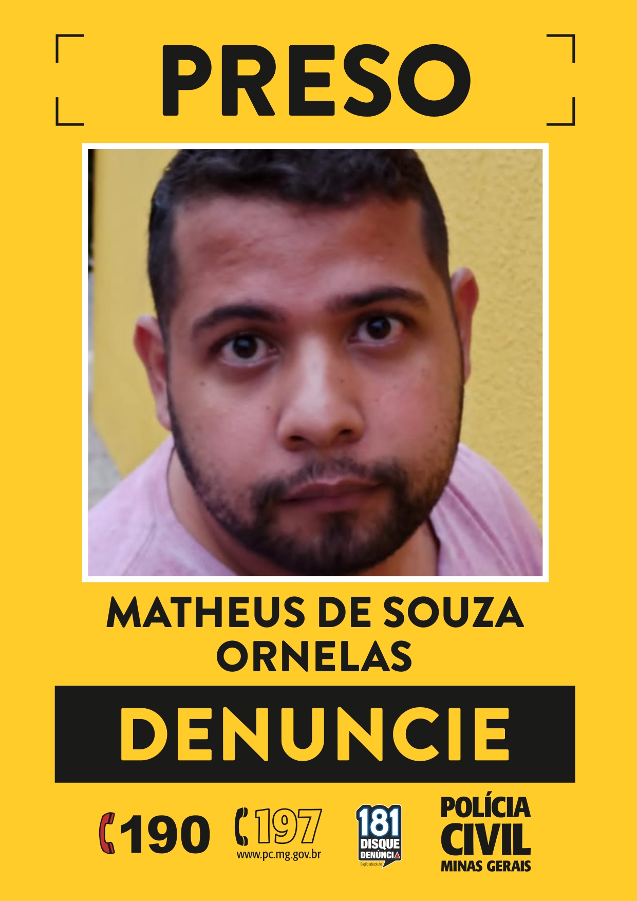 Matheus de Souza Ornelas é preso por golpe de relacionamento em BH