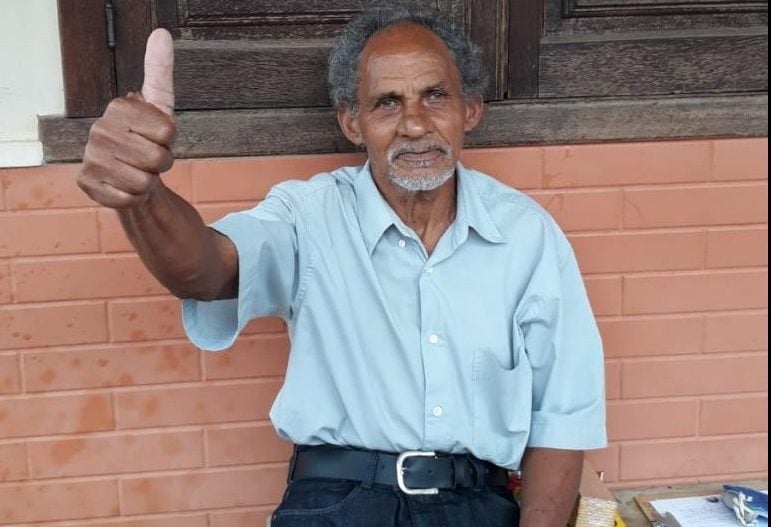 Dércio de Oliveira procura por familiares e está em albergue de Monlevade; saiba como ajudar