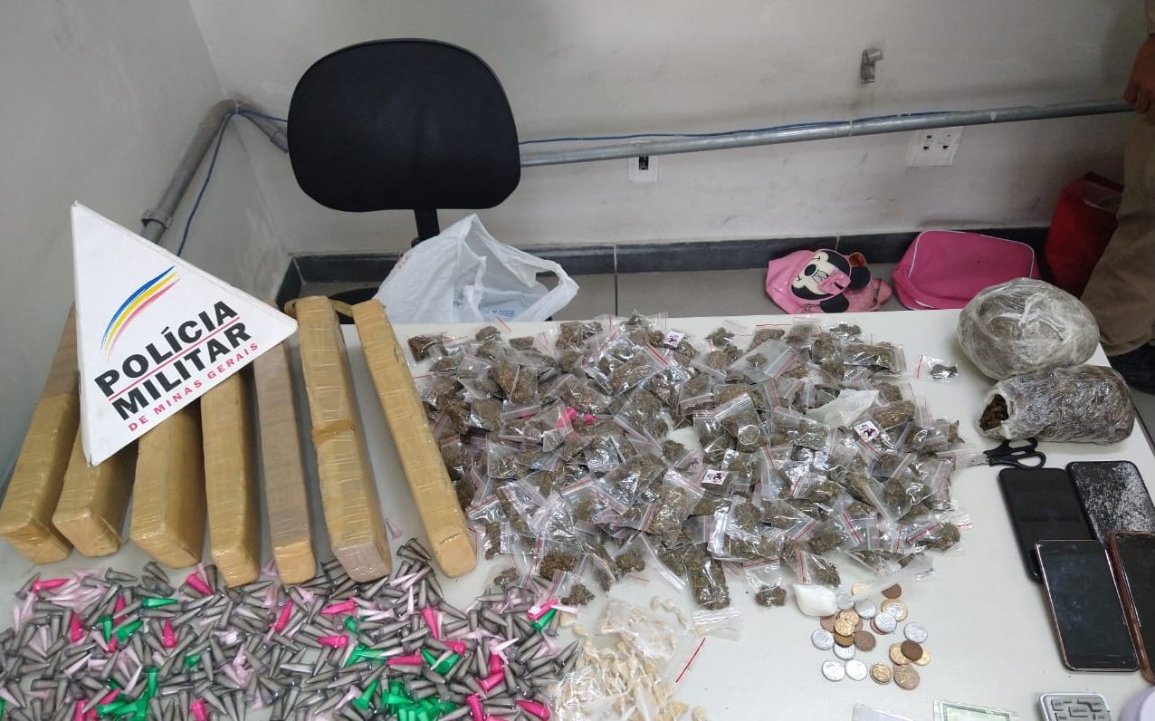 drogas apreendidas em Ribeirão das Neves