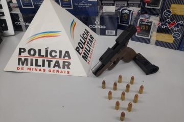 PM apreende pistola e detém suspeitos em casa de jogos de azar