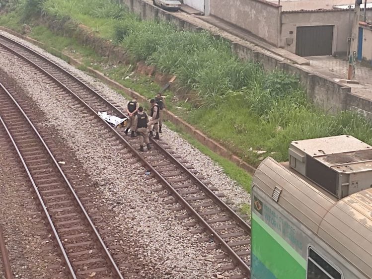 Homem morre atropelado por trem em Itabira