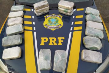 PRF apreende pasta base de cocaína durante operação na BR-262