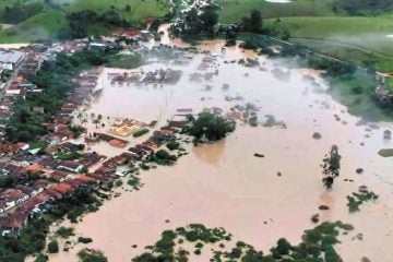 Cidades mineiras sob situação de risco por conta de fortes chuvas