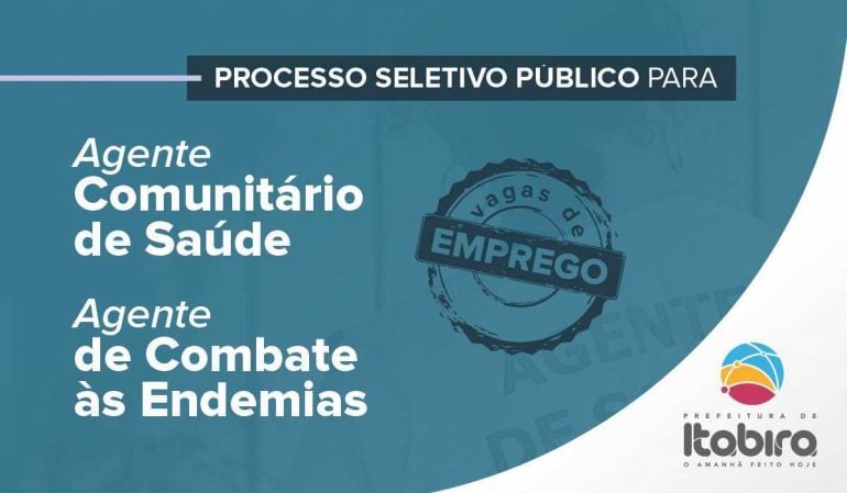 Inscrições do processo seletivo para ACS e ACE terminam nesta sexta-feira