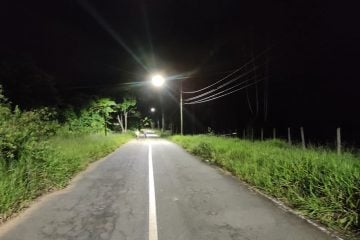Problema antigo na cidade, Prefeitura de Ipatinga melhora condições de iluminação na estrada do Ceresp