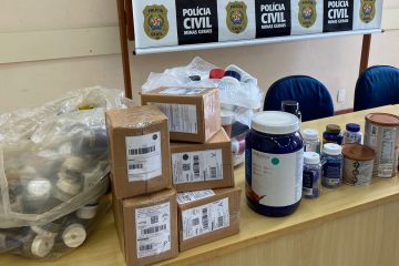Polícia Civil desmonta esquema de suplementos falsos em BH