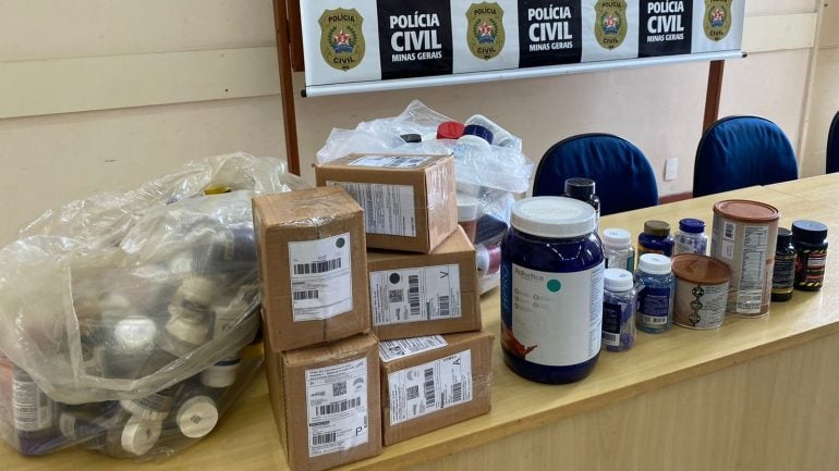 Polícia Civil desmonta esquema de suplementos falsos em BH