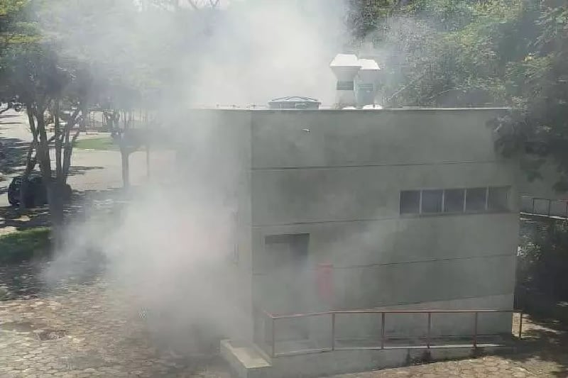 Após explosão, departamento de química da UFMG pega fogo