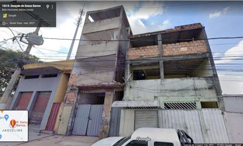 Desabamento no bairro Jaqueline