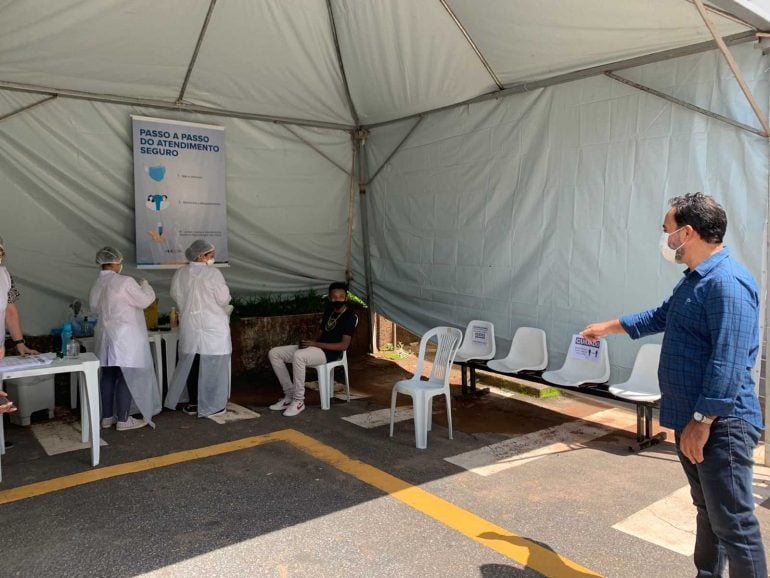 Ambulatório do HMCC dedicado a pacientes com síndromes gripais é aberto