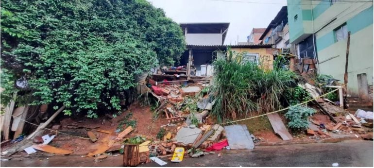 Chuvas fortes causam diversos estragos em Belo Horizonte