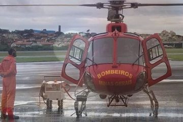 Mau tempo impede deslocamento dos helicópteros dos Bombeiros para Capitólio