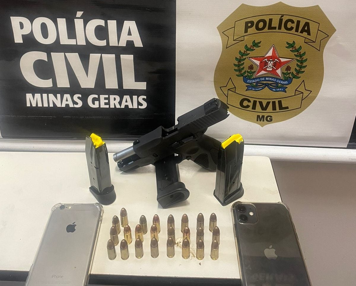 Polícia Civil apreende pistola com investigado por tentativa de homicídio