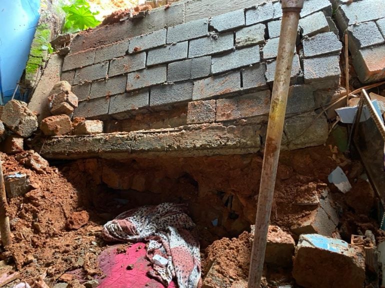 Mulher morre após desabamento de casa em Belo Horizonte