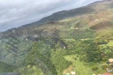 Homem morre e mulher sofre queimaduras após raio cair na Serra do Cipó