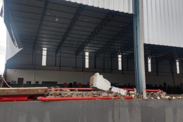 Homem morre após ser atingido por muro que desabou em Contagem