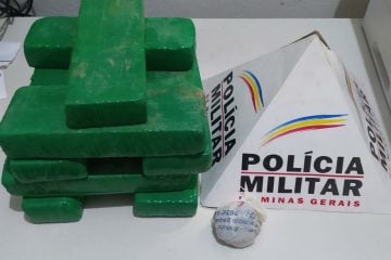 Polícia Militar apreende barras de maconha em Ipatinga