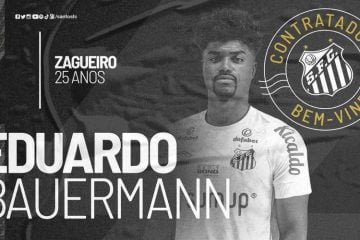 Santos anuncia oficialmente a chegada de Eduardo Bauermann, ex-América