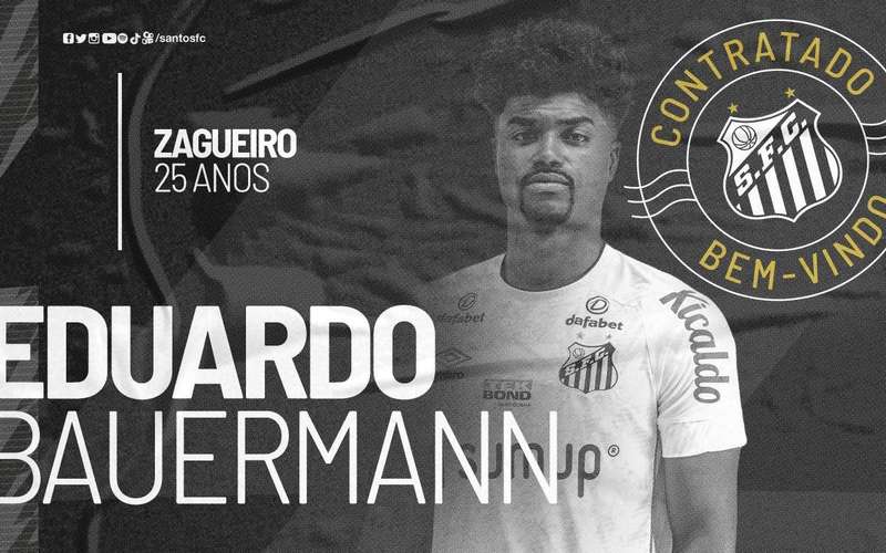 Santos anuncia oficialmente a chegada de Eduardo Bauermann, ex-América