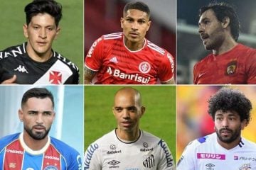Cabem no seu time? Veja 35 jogadores disponíveis no mercado da bola