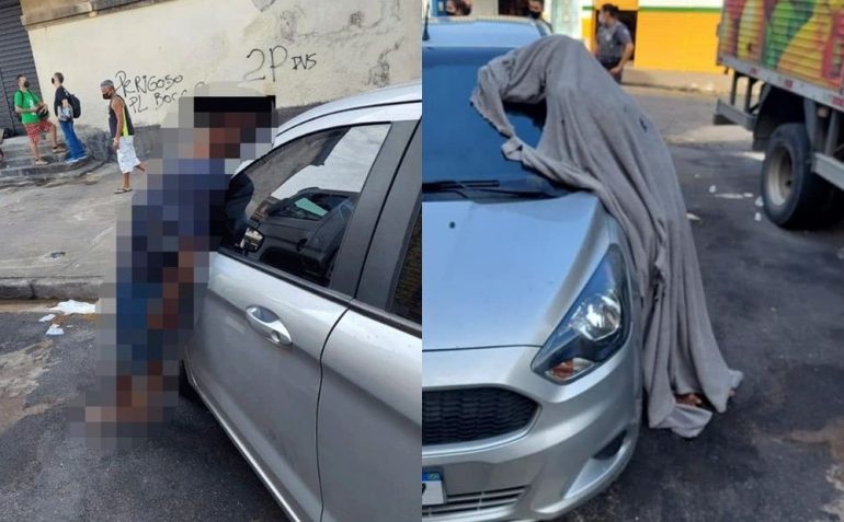 O que aconteceu para corpo de homem morto se manter ‘em pé’?