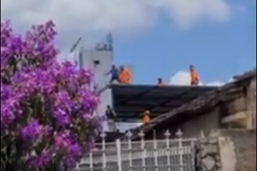 Homem ameaça se jogar de prédio em Belo Horizonte; assista ao vídeo