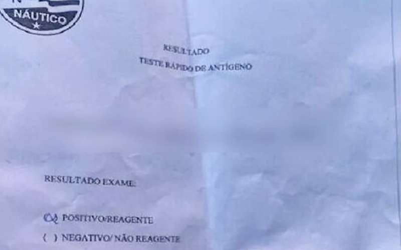 Torcedor entra em jogo do Náutico com teste de COVID-19 positivo e é preso