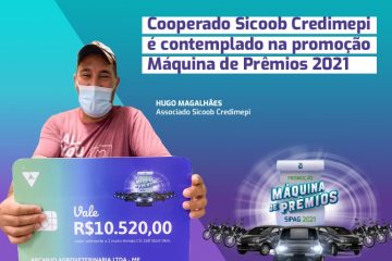 Cooperada do Sicoob Credimepi, ganha mais de R$ 10 mil em sorteio