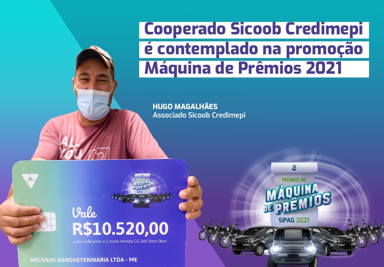 Cooperada do Sicoob Credimepi, ganha mais de R$ 10 mil em sorteio