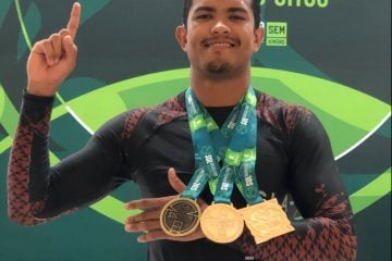 Primeiros ouros do ano! Monlevadense John Maycon é campeão Sul-Brasileiro de Jiu-Jitsu