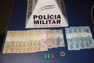 Polícia prende motociclista e apreende menor infrator com cocaína, em Monlevade