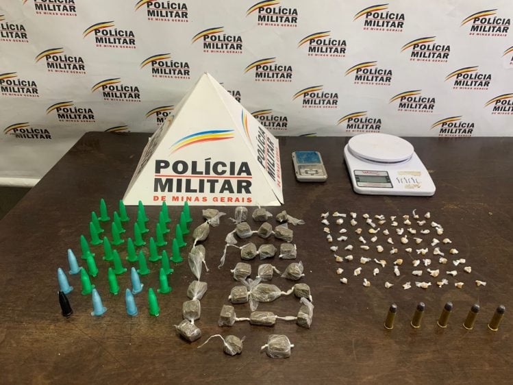 Adolescente é detido com drogas e munições em Santa Bárbara