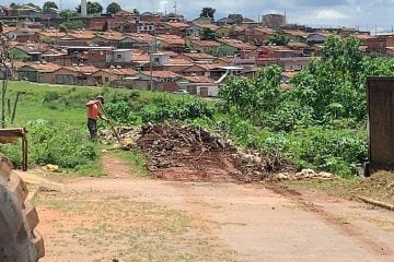 Em um dia, Prefeitura recolhe 13 caminhões de lixo do bairro Estrela D´Álva