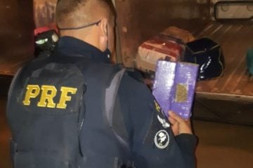 Homem é preso pela PRF transportando 1,2 kg de maconha