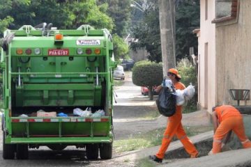 Obras na BR-381 afetam logística de caminhões da coleta de lixo em Monlevade