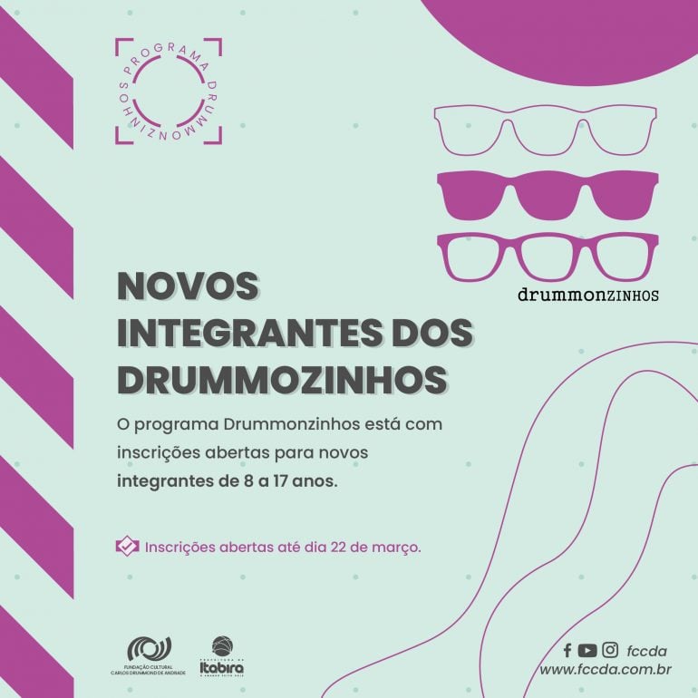 Fundação Cultural divulga edital para novos integrantes dos Drummonzinhos