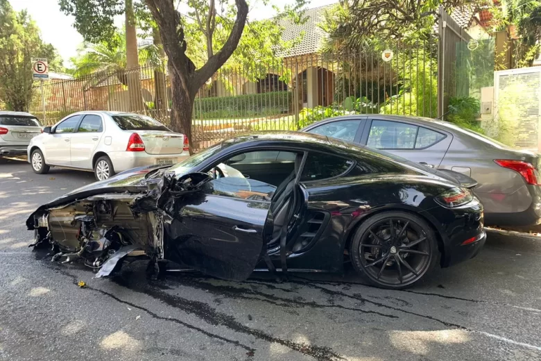 Empresário bate com Porsche em nove carros, atropela homem e ameaça policiais