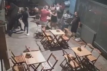 Veja o vídeo: briga generalizada em bar termina com morte de cliente