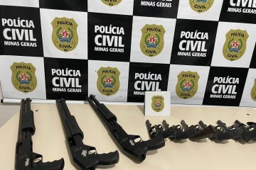 PCMG recupera armamento furtado de empresa de segurança em BH