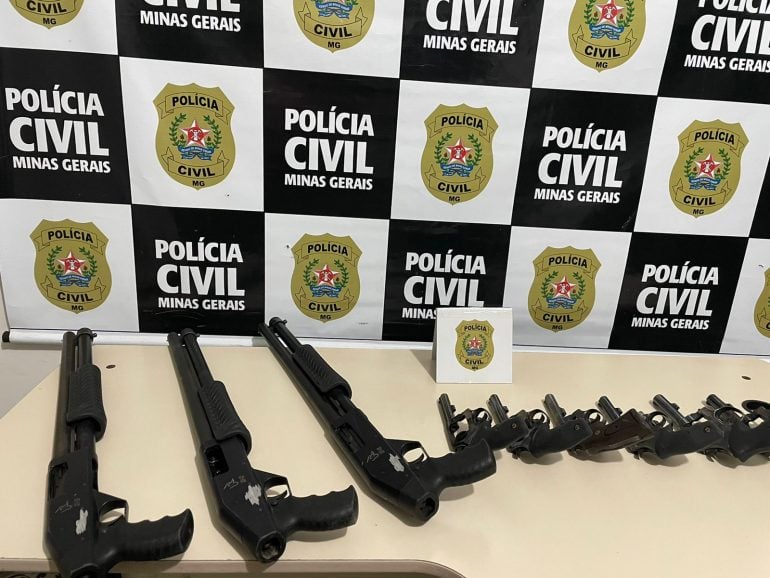 PCMG recupera armamento furtado de empresa de segurança em BH