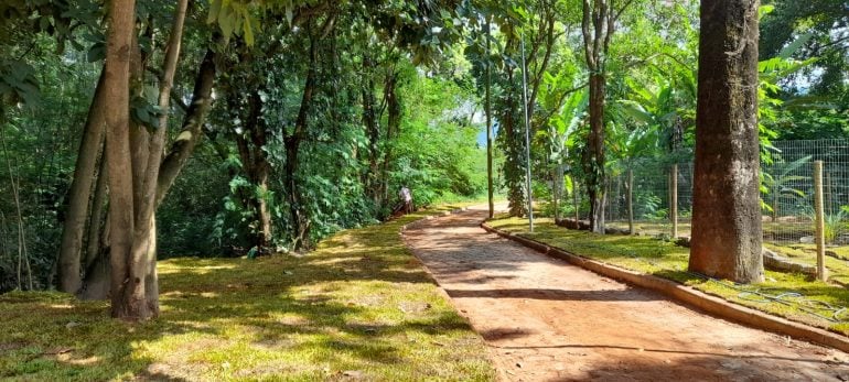 Lazer aliado a segurança: trabalhos de revitalização do Parque do Areão continuam