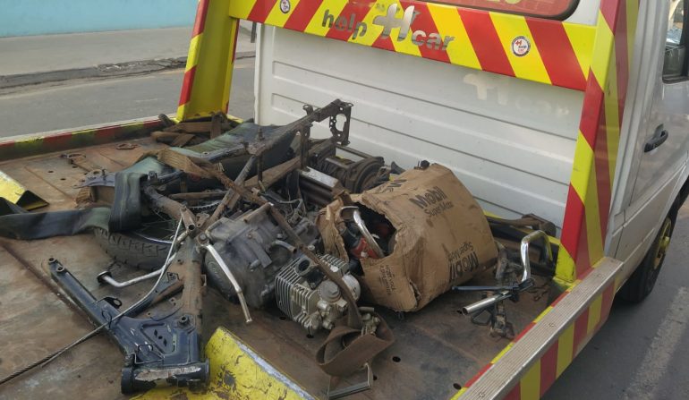 Polícia Militar detém homem por receptação de peças de moto furtada em Mariana
