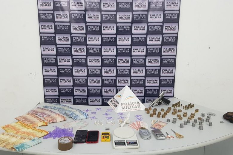 PM apreende arma, munições e drogas no bairro Bethânia